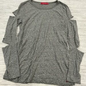 n:PHILANTHROPY Heather Gray Long Sleeve Top